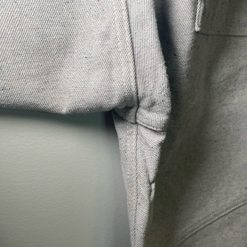 Soluna Collective Denim Pants Grey Adjustable Size 6 Upcycled Cotton Relaxed Fit - Picture 12 of 13